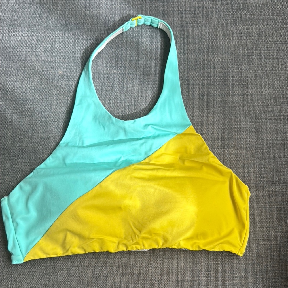 Victoria's Secret Blue and Yellow Bikini Swim